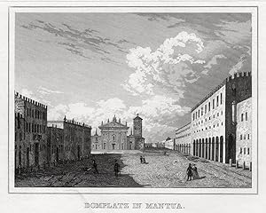 Immagine del venditore per Teilansicht, "Domplatz in Mantua.". venduto da Antiquariat Clemens Paulusch GmbH