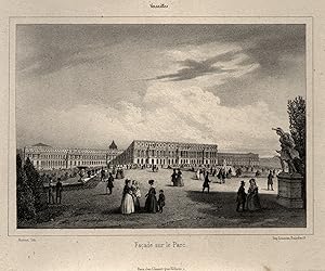 Bild des Verkufers fr Schloansicht, "Facade sur le Parc". zum Verkauf von Antiquariat Clemens Paulusch GmbH