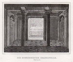 Bild des Verkufers fr Teilansicht, Grabkapelle des Borromus. zum Verkauf von Antiquariat Clemens Paulusch GmbH