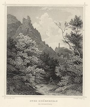 Seller image for Ansicht der Burgruine. for sale by Antiquariat Clemens Paulusch GmbH