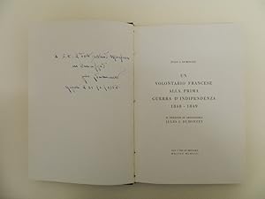 Un volontario francese alla prima guerra d'indipendenza 1848-1849. Tenente d'artiglieria Jules Du...