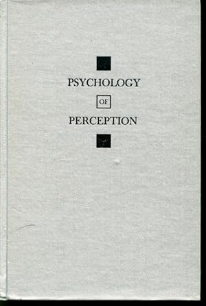 Image du vendeur pour The Psychology of Perception mis en vente par Librairie Le Nord