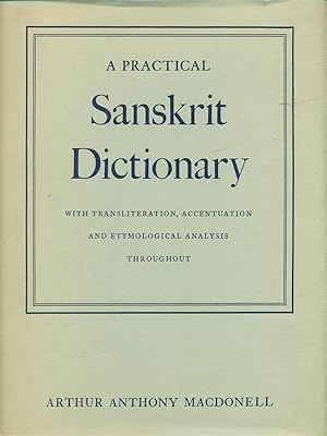 Bild des Verkufers fr A practical sanskrit dictionary zum Verkauf von Librodifaccia