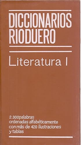 Imagen del vendedor de LITERATURA I - DICCIONARIO RIODUERO DE LITERATURA I a la venta por Libreria 7 Soles