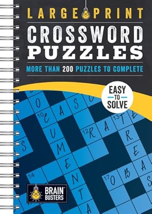 Immagine del venditore per Large Print Crossword Puzzles : Over 200 Puzzles to Complete venduto da GreatBookPrices