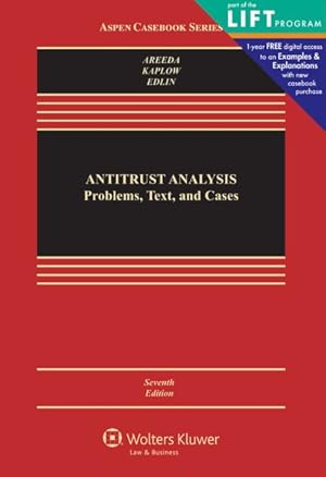 Imagen del vendedor de Antitrust Analysis : Problems, Text, and Cases a la venta por GreatBookPrices