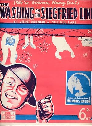 Imagen del vendedor de The Washing on the Siegfried Line [We're Gonna Hang Out] (Sheet music) a la venta por Barter Books Ltd