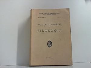 Revista Portuguesa de Filologia. Vol. XVII-Tomos I. e II. 1975-1978. Faculdade de Letras da Unive...