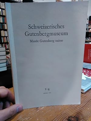 Schweizerisches Gutenbergmuseum. Moderne Einbandgestaltung und Ignatz Wiemeler.