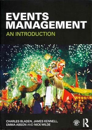Imagen del vendedor de Events Management : An Introduction a la venta por GreatBookPrices