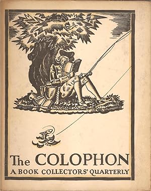 The Colophon. A Book Collectors' Quarterly. Part One 1930