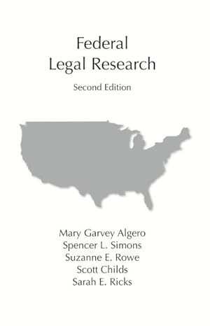 Image du vendeur pour Federal Legal Research mis en vente par GreatBookPrices
