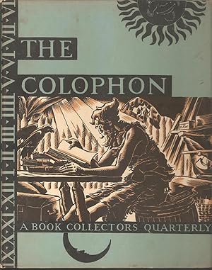 The Colophon. A Book Collectors' Quarterly. Part Nine 1932