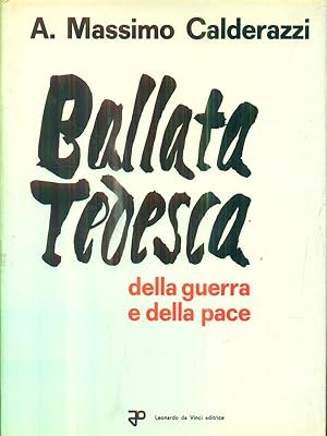 Image du vendeur pour Ballata tedesca mis en vente par Librodifaccia