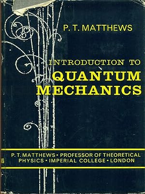 Image du vendeur pour Introduction to quantum mechanics mis en vente par Librodifaccia