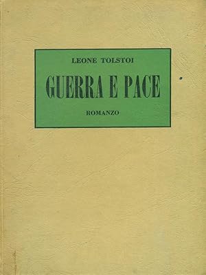 Bild des Verkufers fr Guerra e pace Vol. III zum Verkauf von Librodifaccia