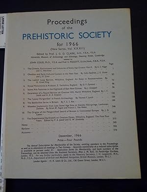 Proceedings of the Prehistoric society 1966 Wiltshire Ritual Monuments Yorkshire