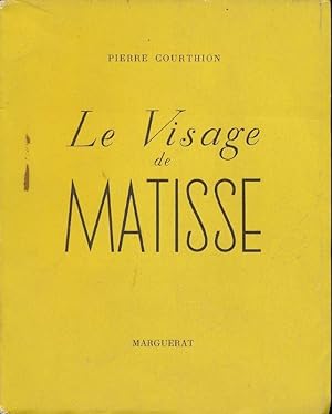 Seller image for Le visage de Matisse for sale by LIBRAIRIE GIL-ARTGIL SARL