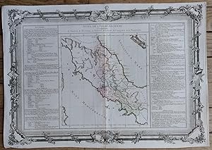 Carte de l'ITALIE ancienne, Ombrie, Picenum, la Sabinie, le Latium, la Campanie et le Sammnium