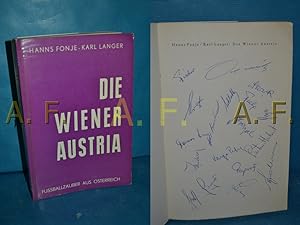 Die Wiener Austria. Fußballzauber aus Österreich, mit Unterschriften der Mannschaft 1961