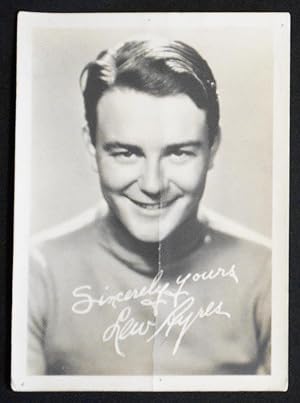 Lew Ayres -- Black-and-White Photograph