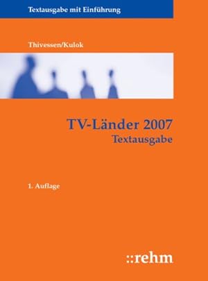 Bild des Verkufers fr TV- Lnder 2007: Textausgabe mit Einfhrung zum Verkauf von NEPO UG