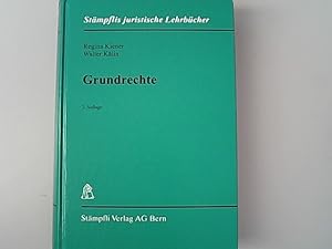 Imagen del vendedor de Grundrechte. (Stmpflis juristische Lehrbcher). a la venta por Antiquariat Bookfarm