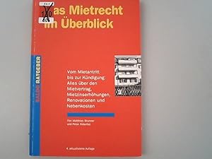 Imagen del vendedor de Das Mietrecht im Ueberblick: Vom Mietantritt bis zur Kndigung: Alles ber den Mietvertrag, Mietzinserhhungen, Renovationen und Nebenkosten. (Saldo-Ratgeber). a la venta por Antiquariat Bookfarm