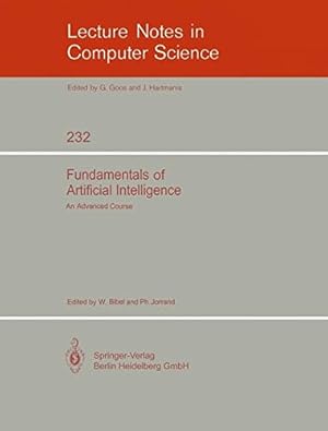 Image du vendeur pour Fundamentals of Artificial Intelligence: An Advanced Course (Springer Study Edition) mis en vente par NEPO UG