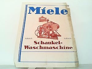 Werbeheft: Miele Schaukel-Waschmaschine.