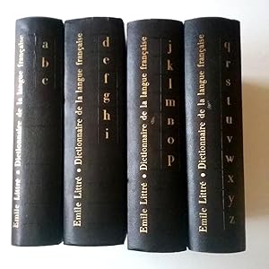 Image du vendeur pour Dictionnaire de la langue française. Tome 1, 2, 3 et 4 mis en vente par MAUTALOS LIBRERÍA