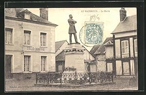 Carte postale Le Vaudreuil, La Mairie