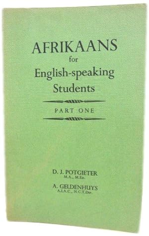 Bild des Verkufers fr Afrikaans for English-Speaking Students, Part One zum Verkauf von PsychoBabel & Skoob Books
