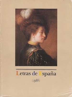 Bild des Verkufers fr LETRAS DE ESPAA 1986 zum Verkauf von Librera Vobiscum