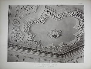 Original Antique Photograph illustrations of Belton House in Grantham, Lincolnshire' 1891