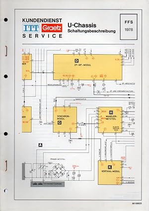 U-Chassis Schaltbeschreibung FFS 1978
