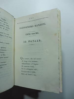 Imagen del vendedor de Poesie scelte dei piu' rinomati scrittori italiani del secolo XIX a la venta por Coenobium Libreria antiquaria