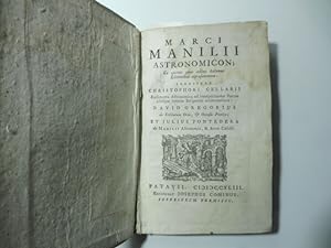 Marci Manilii Astronomicon ex optimis quas adhuc habemus editionibus repraesentatum