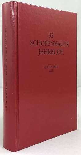Bild des Verkufers fr Schopenhauer-Jahrbuch. 92. Band 2011. zum Verkauf von Antiquariat Heiner Henke