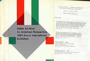 Italian Art Now: An American Perspective, 1982 Exxon International Exhibition. (Signed by Peter S...