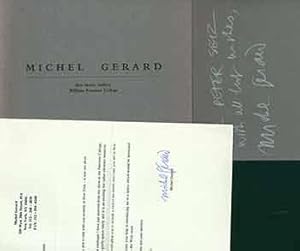 Michael Gerard. (Exhibition: September 18 to October 20, 1995). (Presentation copy: Signed and in...