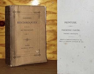 Image du vendeur pour GALERIES HISTORIQUES DU PALAIS DE VERSAILLES - TOME IV mis en vente par Livres 113