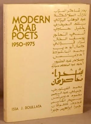 Imagen del vendedor de Modern Arab Poets 1950-1975. a la venta por Bucks County Bookshop IOBA