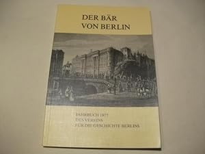 Bild des Verkufers fr Der Br von Berlin. Jahrbuch. zum Verkauf von Ottmar Mller