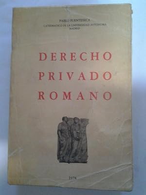 Imagen del vendedor de Derecho Privado Romano a la venta por Libros Ambig