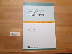 Image du vendeur pour International Journal of Semantic Computing, Volume 1, Number 1, March 2007 mis en vente par Antiquariat im Kaiserviertel | Wimbauer Buchversand