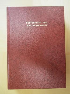 Festschrift für Max Pappenheim zum 50. Jahrestag seiner Doktorpromotion dargebracht von der Recht...