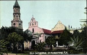 Bild des Verkufers fr Ansichtskarte / Postkarte St. Augustine Florida USA, Old Cathedral zum Verkauf von akpool GmbH