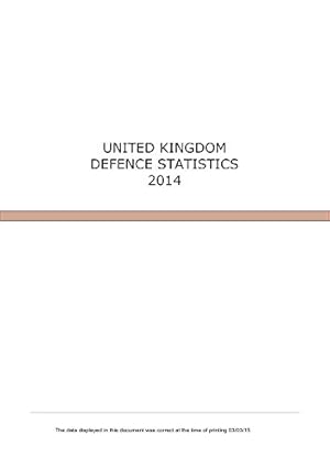 Seller image for United Kingdom Defence Statistics 2014 for sale by WeBuyBooks