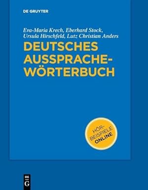 Imagen del vendedor de Deutsches Aussprachewrterbuch a la venta por Rheinberg-Buch Andreas Meier eK